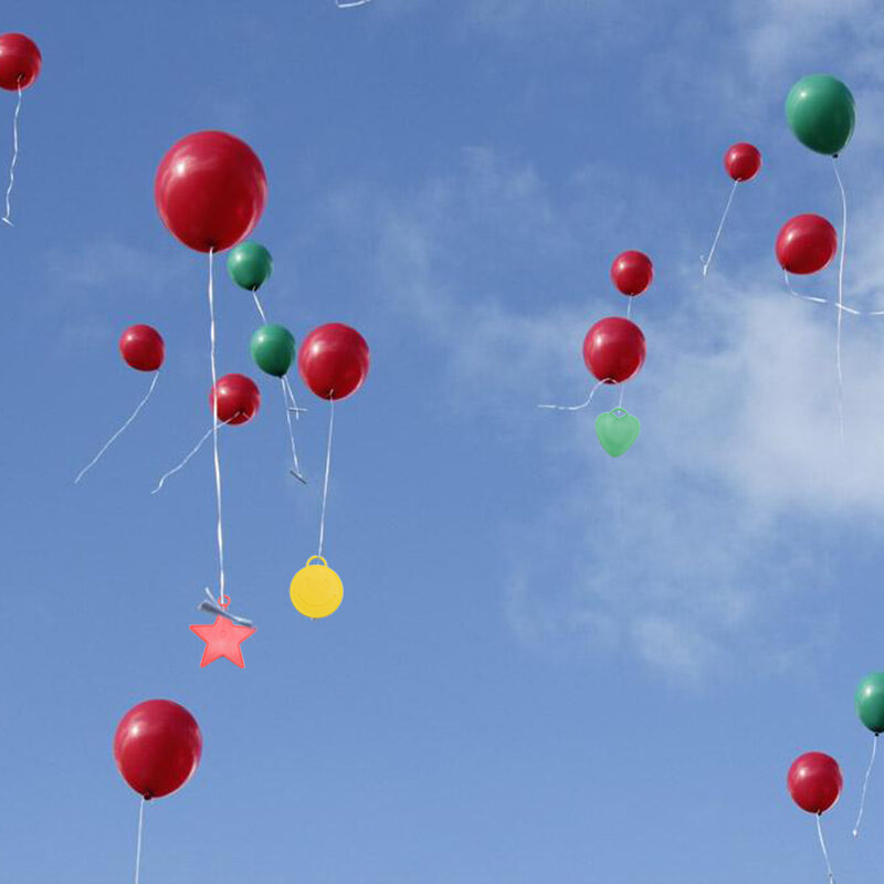 9 Chiếc Heli Lá Bóng Cố Định Rơi Trọng Lượng Mặt Dây Chuyền Trẻ Em Sinh Nhật Ballon Trang Trí Trọng Lực Khối Trang Trí Có Thể Tái Sử Dụng