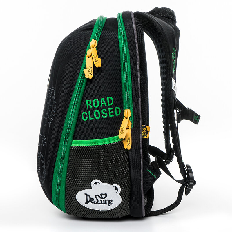 Delune фирменные школьные сумки для мальчиков с принтом машин, 7-111 3D ортопедический детский школьный рюкзак, ранец для детей 1-5 класса, школьный...