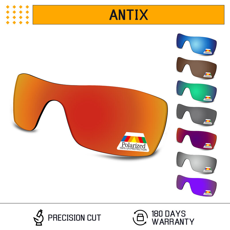Bwake-lentes polarizadas de repuesto para gafas de sol, lentes de sol Antix, montura, múltiples opciones