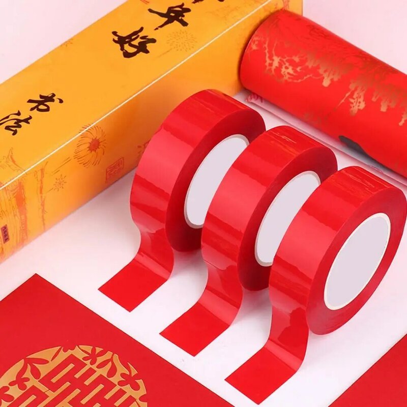 1 Roll 5m/15m Multifunctional Adhesive Tape Easy Use PET No Traces Portable Couplet Tape for Festival