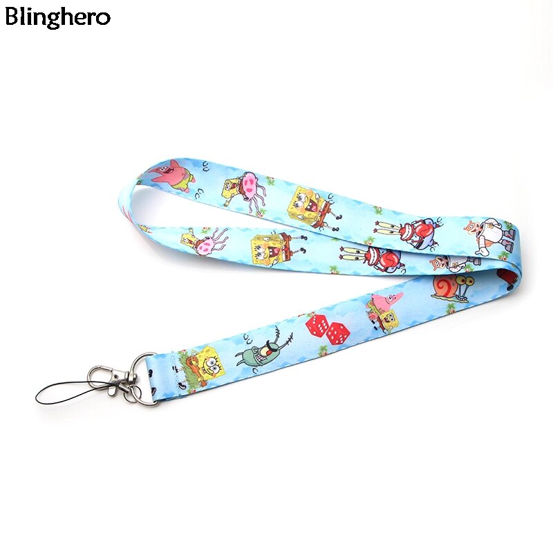 Blinghero Cartoon Lanyard Keys Phone Holder Funny Neck Strap With Student Badge Lanyard Kids Accessory BH0212