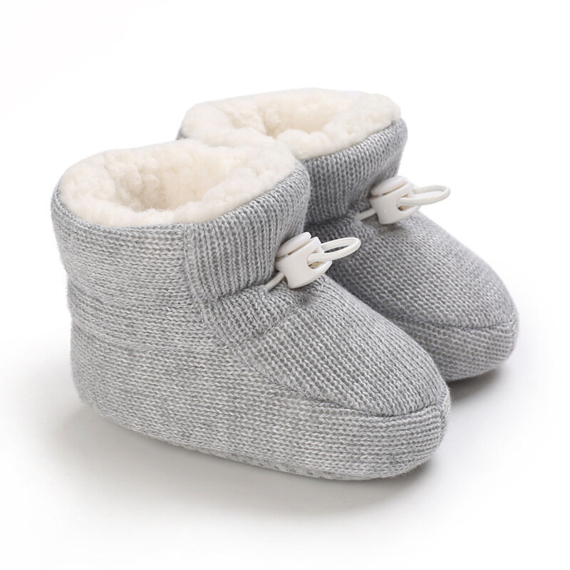 Kleinkind Winter warme Stiefel Neugeborene Pre walkers Baumwolle Unisex Baby Jungen Mädchen erste Walker gestrickte Schuhe Indoor-Schuhe