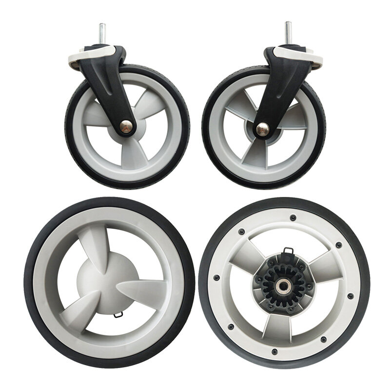 Stroller Wheels For Stokke Xplory V V3 V4 V5 V6 Dsland Pushchair Front Or Rear Wheel Baby Pram Replacement Accessories