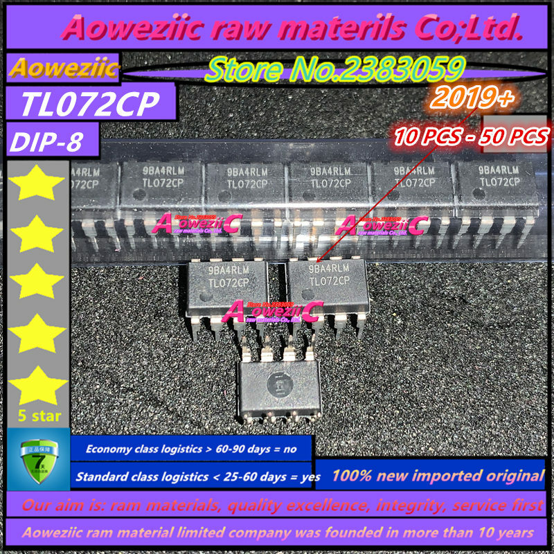 Aoweziic-AMPLIFICADOR funcional de doble canal, chip IC 2022 + 100 unids/lote, TL072CP TL082CP DIP-8, 100% nuevo, importado y original