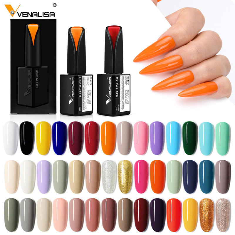 VENALISA-esmalte holográfico de camuflaje para uñas, barniz de uñas para manicura a todo Color, laca de Gel LED, efecto de brillo