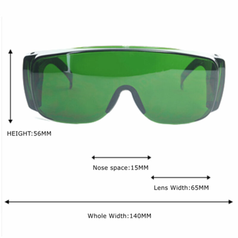 Gafas protectoras láser, lentes de seguridad, 200-450nm y 800-2000nm, YAG