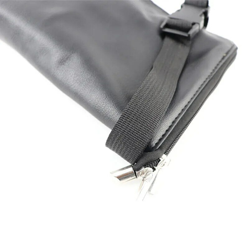 Borsa per truccatori professionale portatile borsa per cosmetici in pelle PU borsa per pennelli per trucco di grande capacità con cintura con cerniera 20 #47