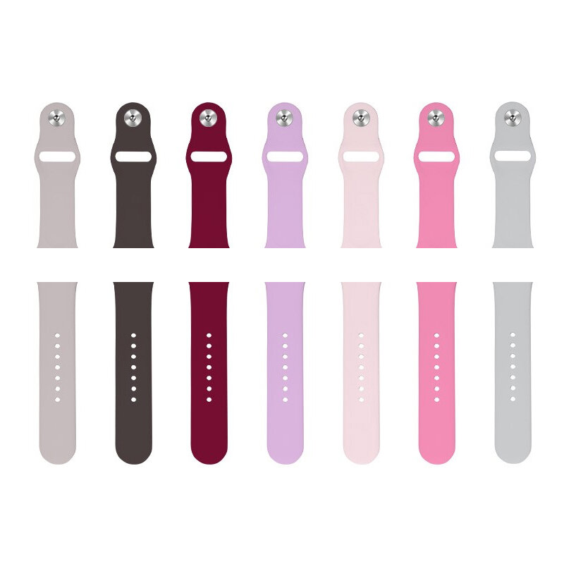 Sport Silicone Strap For Apple Watch band 38mm 42mm iWatch 4 band 44mm 40mm belt Bracelet correa Apple watch 5 4 3 2 Accessories