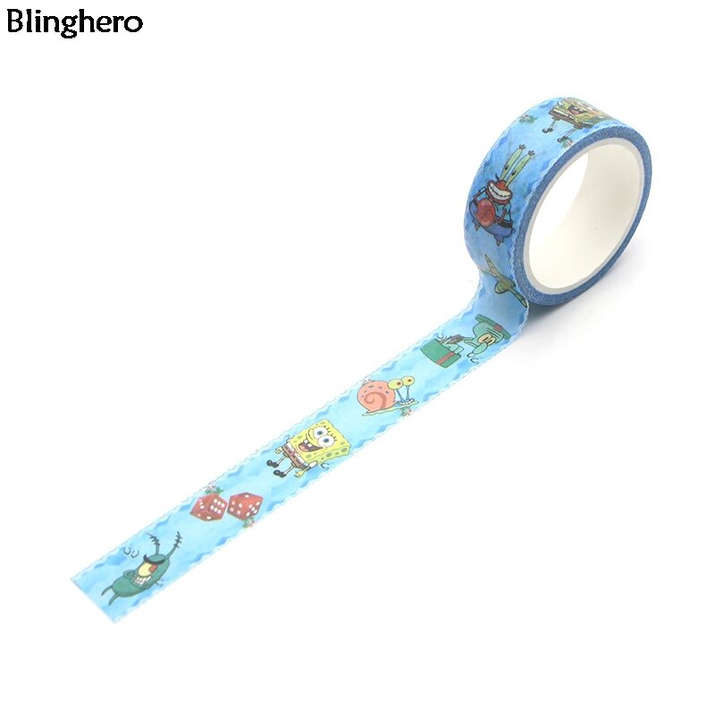 Blinghero Lustige Cartoon 15mmX5m Washi Band Stilvolle Masking Tape Aufkleber Kühle Hand Konto Tapes Klebebänder BH0034