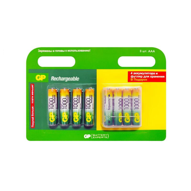 Batteria GP GP 1000 AAA HC tipo: AAA (LR03) (Quantità per confezione. 8 PCs)