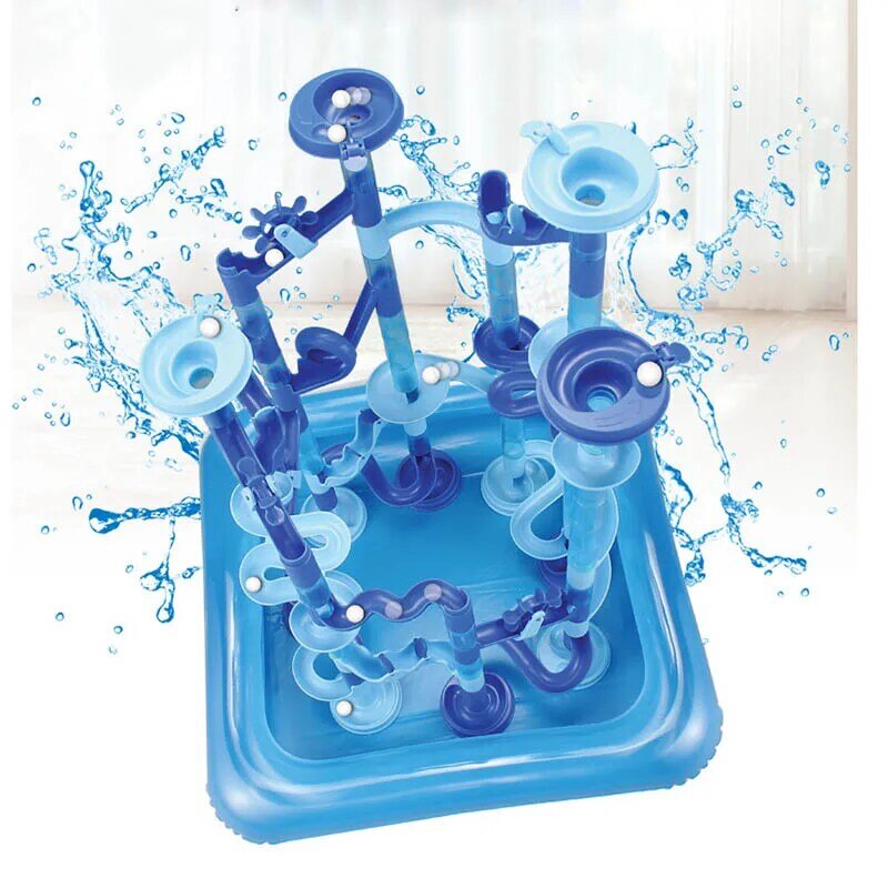 Marble Race Run Maze Balls Water Play Track Kids Gift For Baby Educational Toys Building Blocks Toy