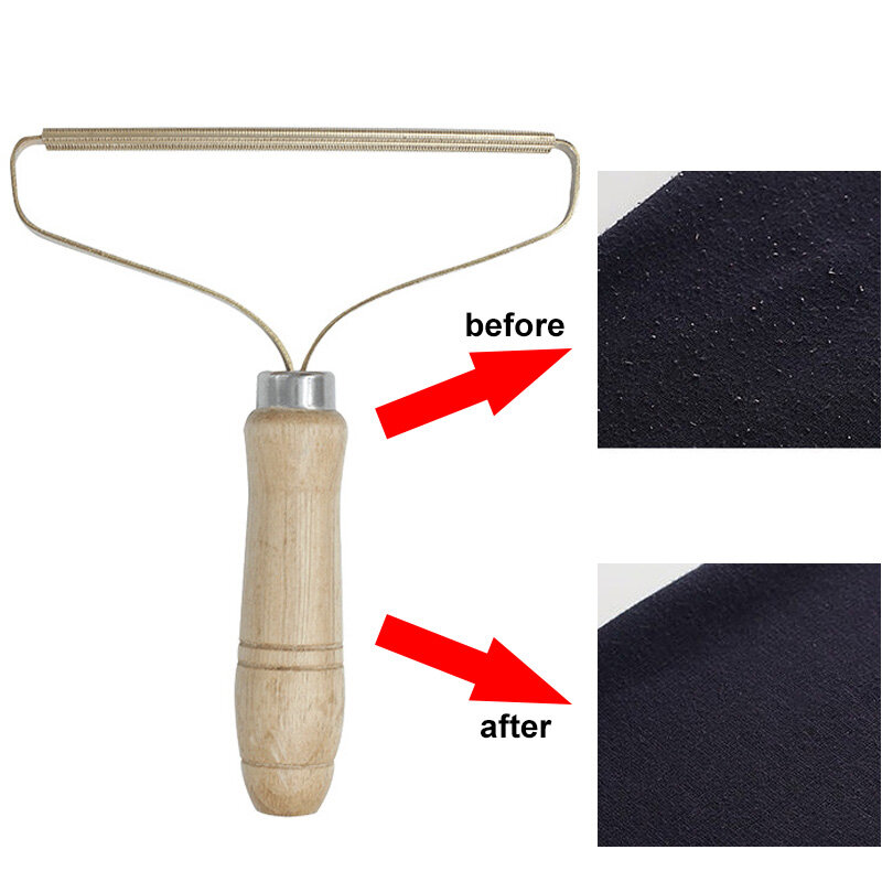 Portable Lint Remover Clothes Fuzz Fabric Shaver Manual Fluff Removing Roller for Sweater Woven Coat Clothes Brush Tool