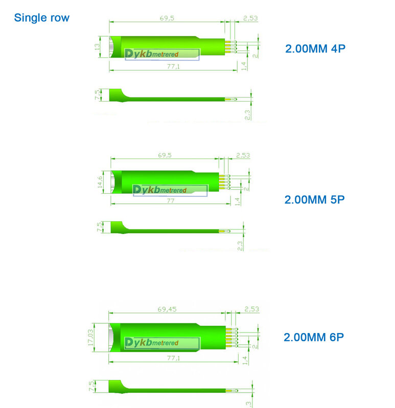 Dykb-ハンドヘルドピッチ,2.00mm,2p/3p/4p/5p,ピンテストバーニングピン,ダウンロードおよびデバッグ,arm,jtag,バーンピン
