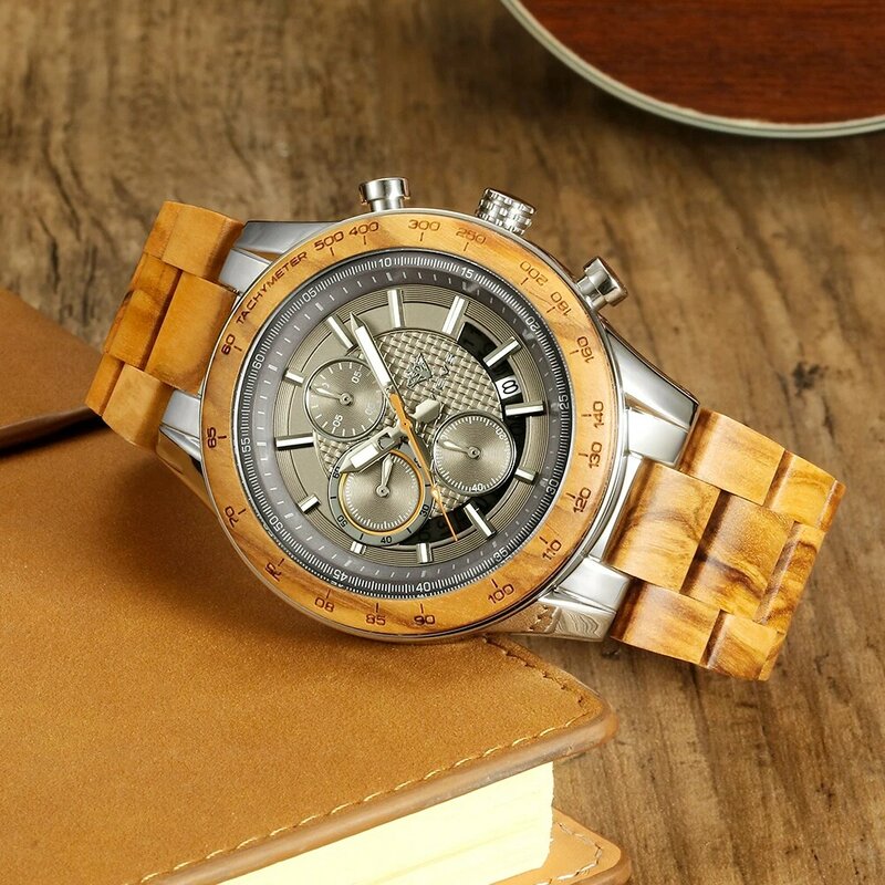 Czarny piątek upominek promocyjny męski drewniany zegarek moda luksusowy prezent na boże narodzenie drewniany zegarek relogio masculino
