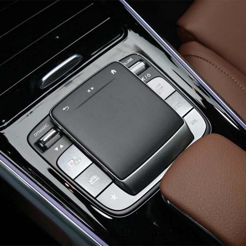 Botones Multimedia para consola central de coche, embellecedor de lentejuelas para Mercedes Benz A W177 B W247 clase CLA C118 GLB X247 GLA H247 2020-2021