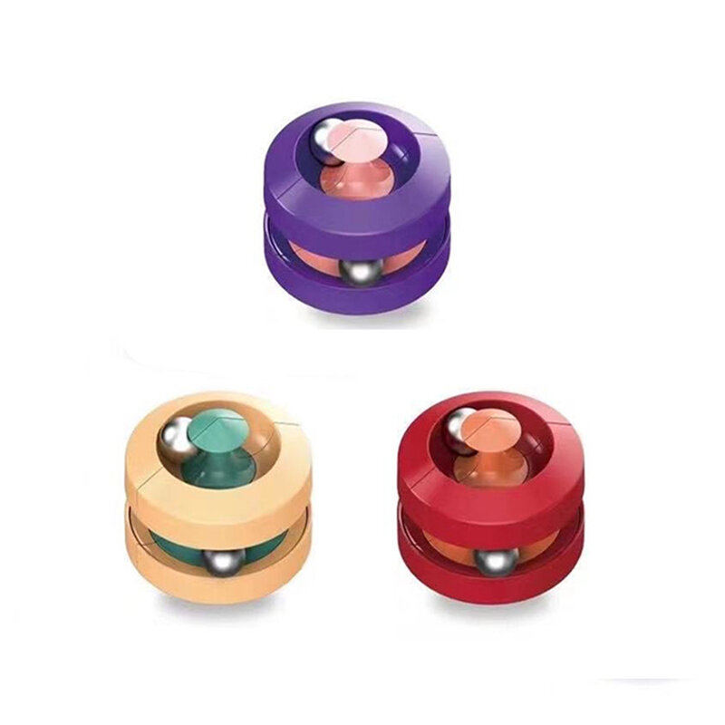 Rilascio di Stress fidget giocattoli deformazione punta delle dita spinner perlina orbita con multi colore