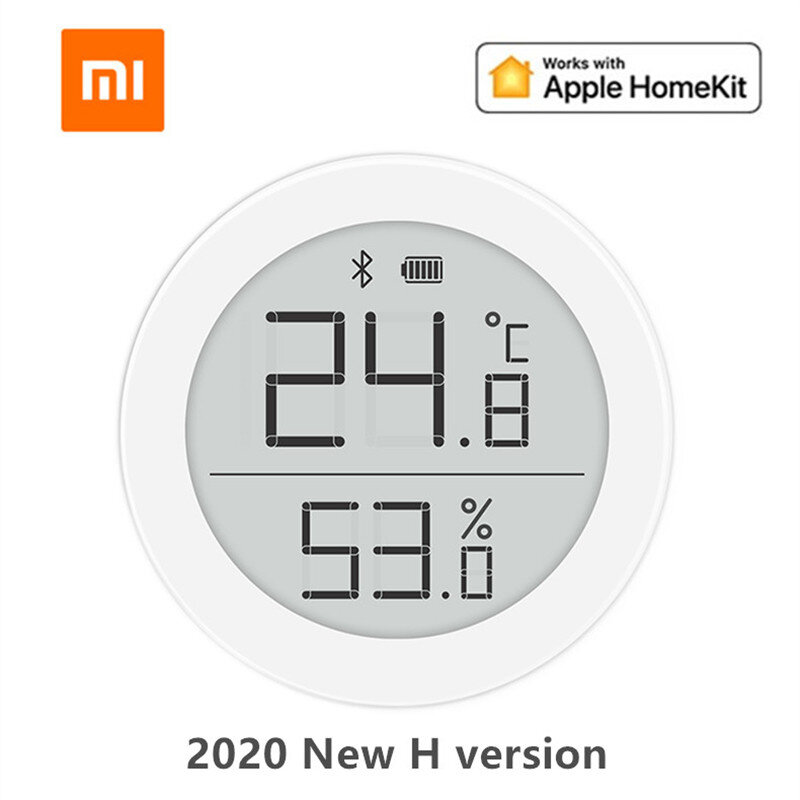 Mijia Cleargrass-termómetro con Bluetooth, higrómetro, Sensor de temperatura y humedad, compatible con Siri de Apple y HomeKit