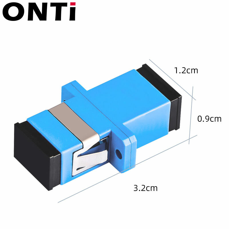 ONTi-Adaptador de conector de fibra óptica SC/UPC SM, acoplador de brida monomodo Simplex SC-SC APC, venta al por mayor especial a Brasil, 10 unidades por lote