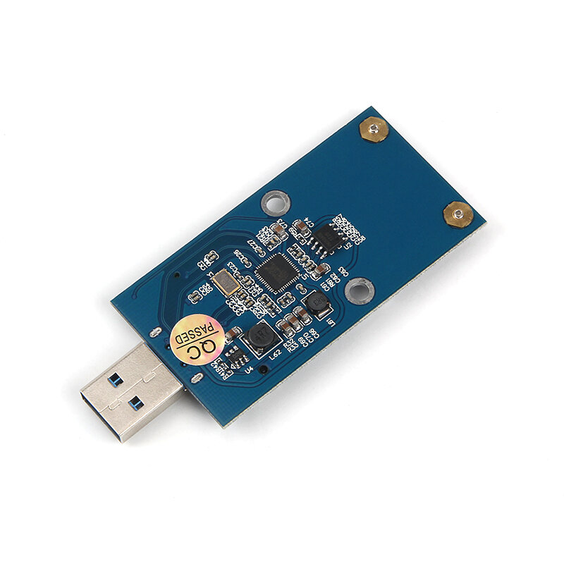 MSATA to USB 5Gbps USB 3.0-mSATA SSD 인클로저 USB3.0-mSATA 케이스 하드 디스크 어댑터 M2 SSD 외장형 HDD 모바일 박스 HDD 케이스