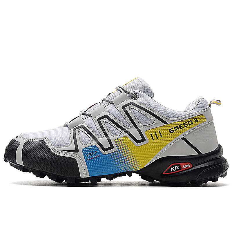 Serie Gong mao Solomon, zapatos para hombre de gran tamaño, zapatos atléticos ligeros para la noche, zapatos para correr para hombres, zapatos informales para escalar en montaña