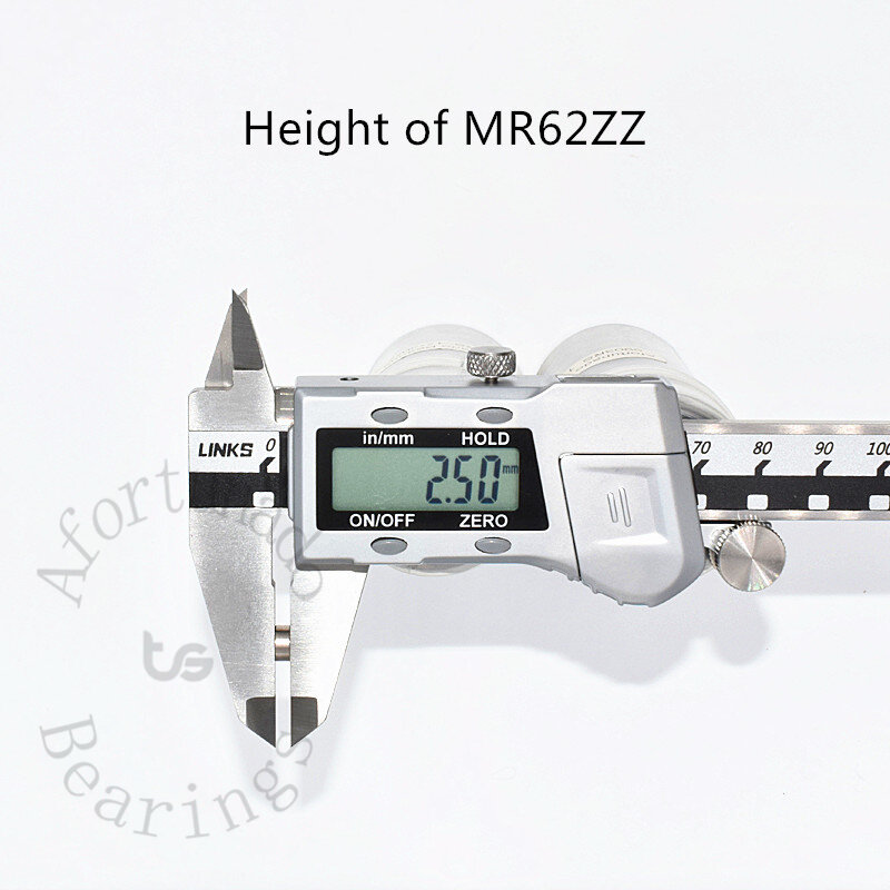 MR62ZZ แบริ่งขนาดเล็ก10ชิ้น2*6*2.5 (มม.) ชิ้นส่วนเครื่องจักรกลความเร็วสูงปิดผนึก gratis ongkir โลหะเหล็กชุบโครเมี่ยม