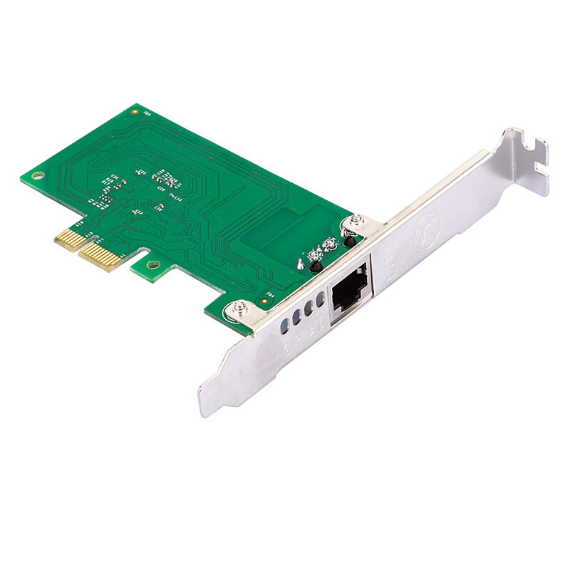 Tarjeta controladora de red PCI Express, convertidor de adaptador LAN sin disco, Intel 82574, 10/100/1000M, RJ-45