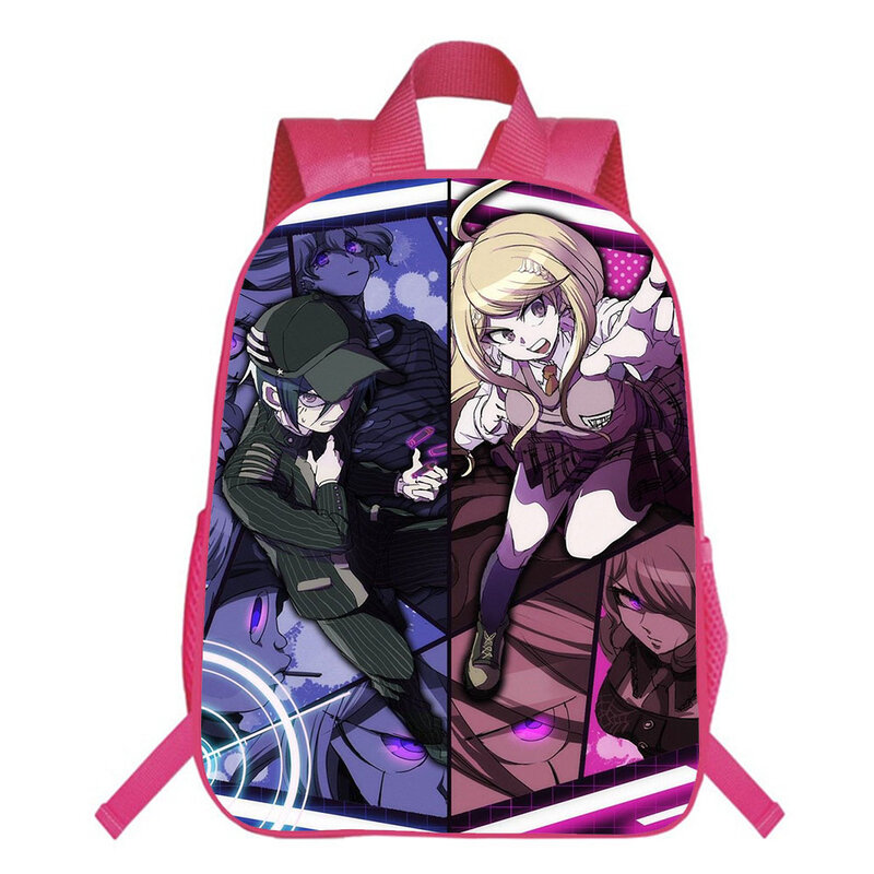 Danganronpa-mochila escolar para hombre y mujer, morral de viaje con diseño de dibujos animados de Anime, ideal para chicos y chicas
