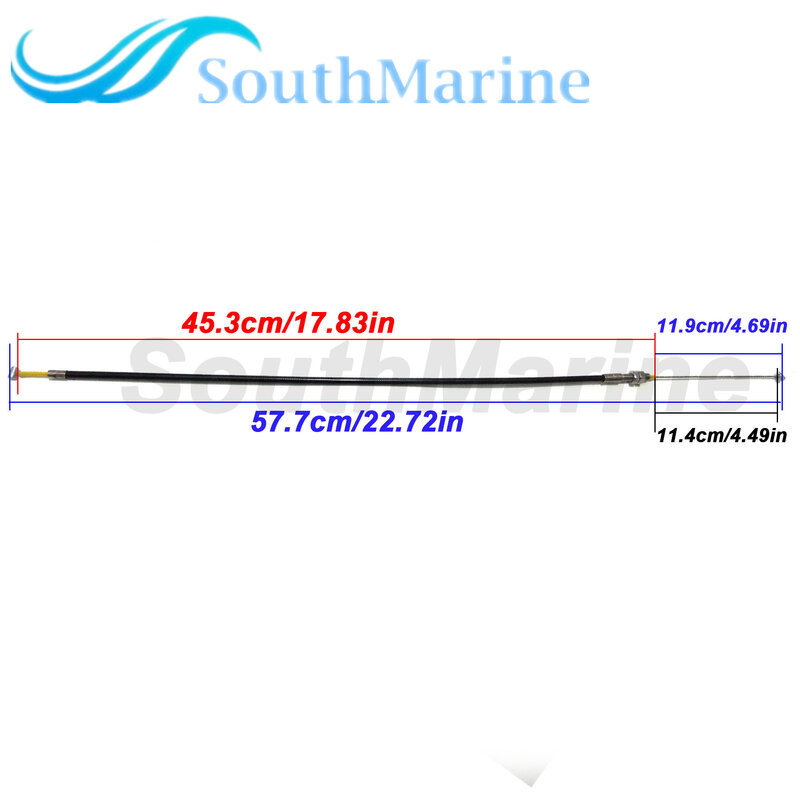 Perahu Motor 66T-26301-00 Throttle Kabel ASSY untuk Yamaha Mesin Tempel 2-Stroke 40X E40X