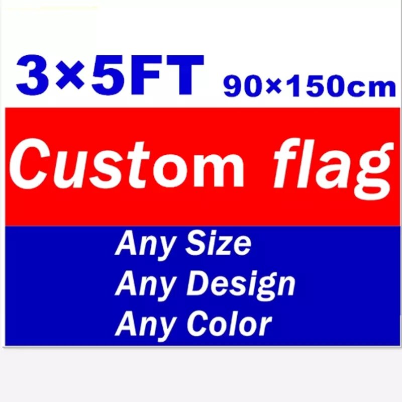 Flags and Banners Decor Custom ANY SIZE Flying Polyester Advertising Sports Decoration Club Party Logo