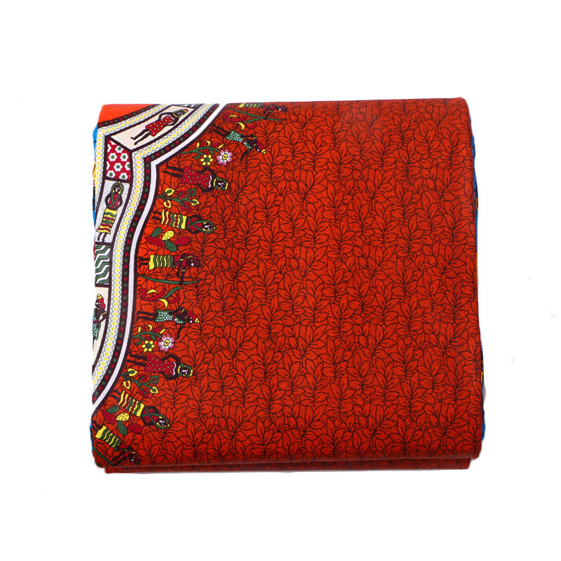 100% algodão vermelho africano tradicional impressão verdadeira garantia ancara cera real pagnes cera africana 6 jardas