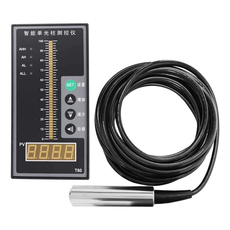 Sensor de nível de líquido 4-20ma, instrumento/feixe, controle digital, transmissor de nível de água