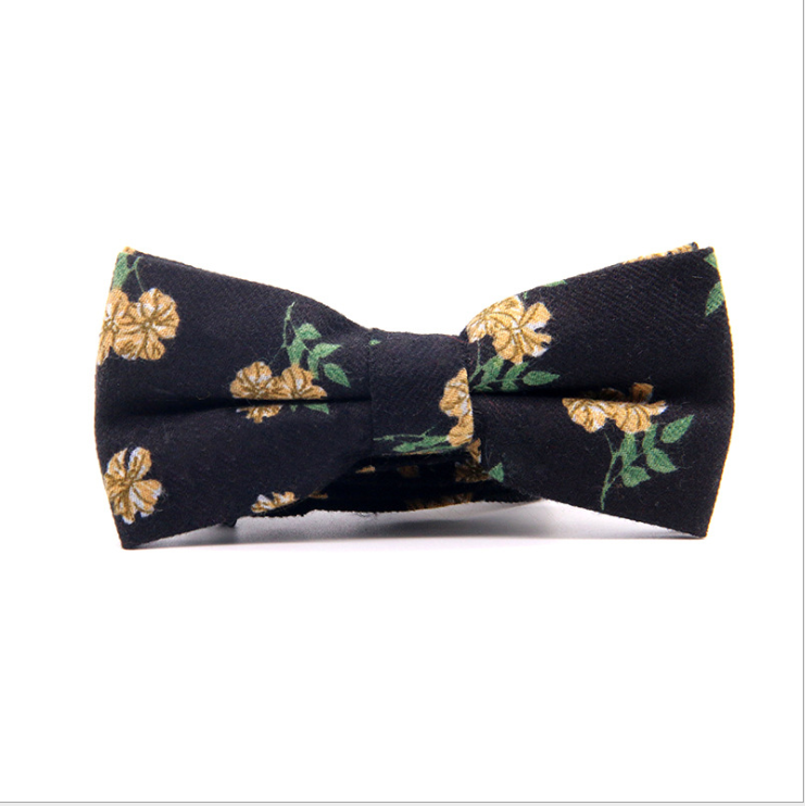 New men's bow tie adult cotton bow tie
