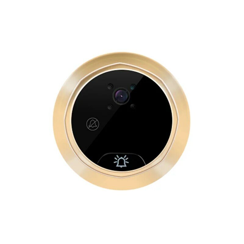 4.3 นิ้วประตู Viewer อัจฉริยะ HD Video Doorbell HD จอแสดงผลโลหะผสมสังกะสีมุมกว้าง 140 ° อิเล็กทรอนิกส์อินฟราเรด ...