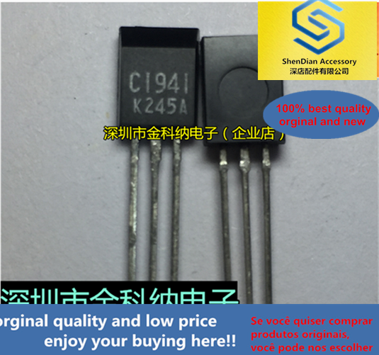 10pcs only orginal new 2SC1941-K 2SC1941-L C1941 straight plug TO-126