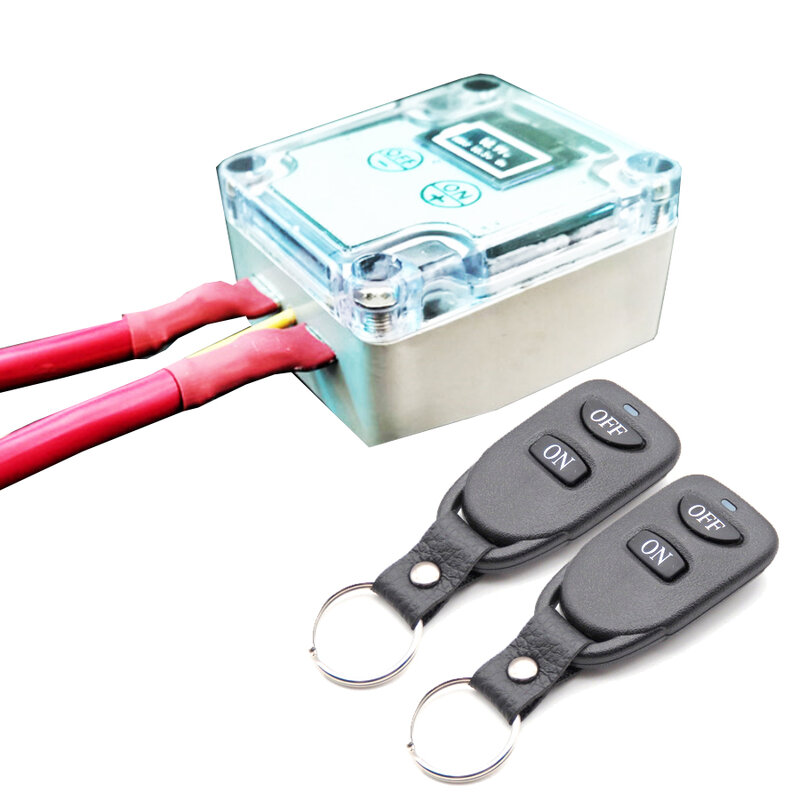 Interruptor de bateria de carro universal, 12V, sem fio, controle remoto, desconectar, cortar, mestre isolador, 2pcs