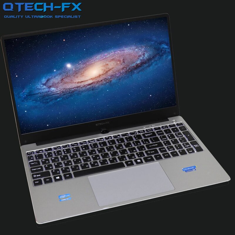 คำ AZERTY สเปน Backlit กล่องโลหะ15.6 Intel I7 Notebook 16GB RAM 1TB HDD + SSD 128GB 500G คอมพิวเตอร์แล็ปท็อป WIFI บลูทูธ