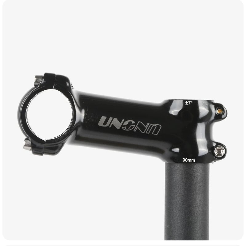 UNO 블랙 스템 자전거 초경량 MTB 로드 스템 포크 28.6, 7 17 35 도, 31.8mm, 60mm, 70mm, 80mm, 90mm, 100mm, 110mm, 120mm, 130mm, 킹 칼로이