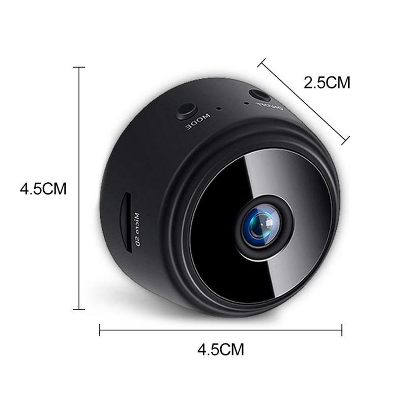 Kamera WiFi Mini 1080P WiFiCam Indoor Outdoor Surveillance Cameras Small Smart Home Night Vision Security Wireless Battery Powered Camcorder WiFicamera Baby Monitor CCTV Magnetic Real-time Motion Detection Hidden