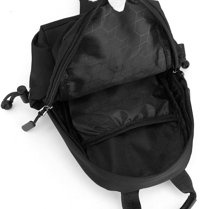 Uniwersalne męskie torby na ramię Nylon wodoodporna torba podróżna torba ze sznurkiem Crossbody męski wyjściowy modny pierś codzienna torba Bolsas