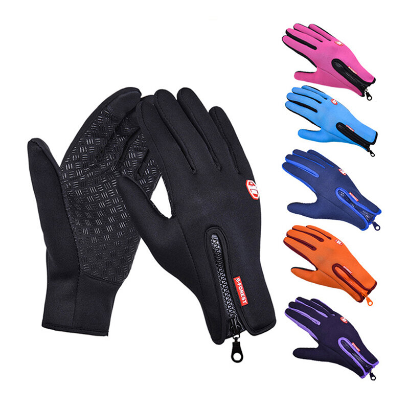 2022 Winter Warm Ski Outdoor Gloves For Man Fishing Waterproof Touchscreen Women Sport Ridding Windproof Non-Slip Gloves