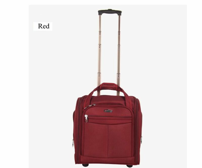 Мужской чемодан для ручной клади 18 дюймов, чемодан на колесиках, Чемодан размера Оксфорд, деловая Дорожная сумка на колесиках для мужчин, чемодан