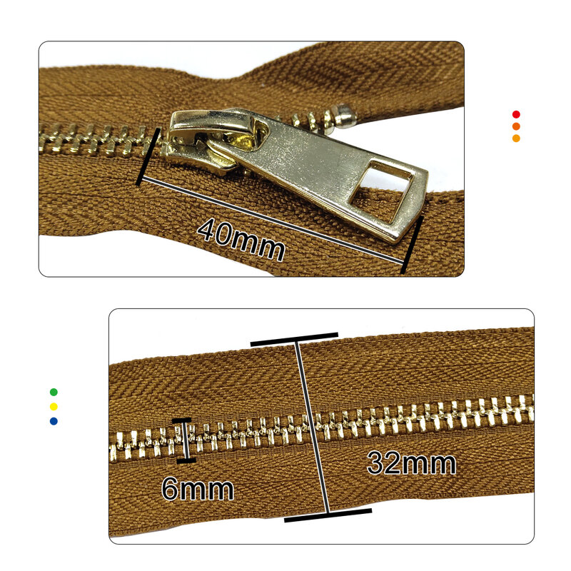 20/30/40/50/60/70/80cm 5 # colorato di alta qualità Open-End Auto Lock cerniera in metallo artigianato fai-da-te per abbigliamento tasca abbigliamento scarpe