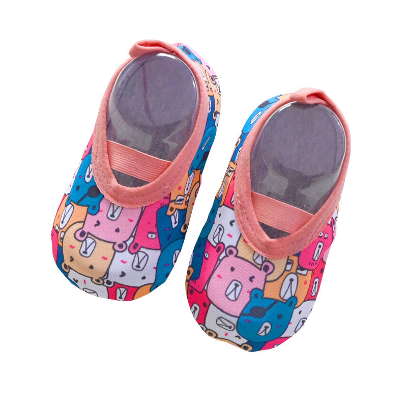 Zapatos de suela antideslizante para bebé, calcetines y zapatos para recién nacido, Calcetines antideslizantes de dibujos animados