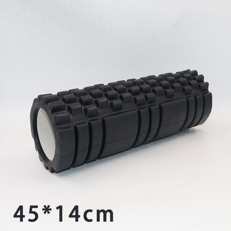 45cm Yoga Column Fitness Foam Yoga Pilates Roller blocks Train Gym Massage Grid Trigger Point Therapy Physio Exercise
