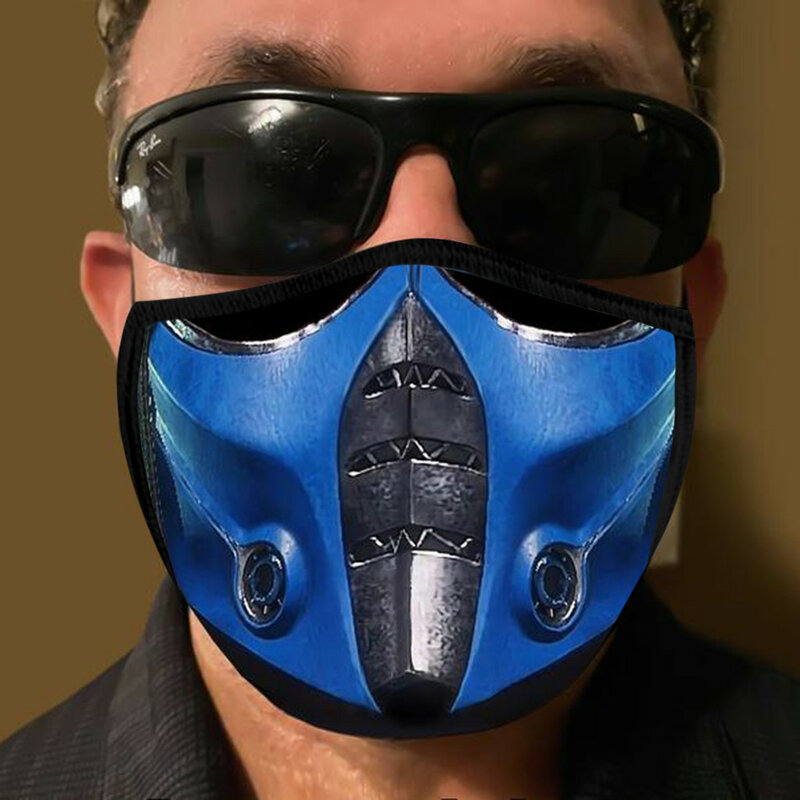 1 шт 3D печать моющаяся многоразовая маска для лица маска против ультрафиолета маска для лица наружная защита моющаяся многоразовая Защита л...