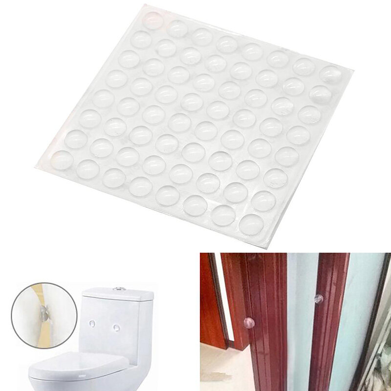 Almohadillas redondas de silicona autoadhesivas, amortiguadores suaves y antideslizantes, accesorios para muebles de baño, 20 unidades