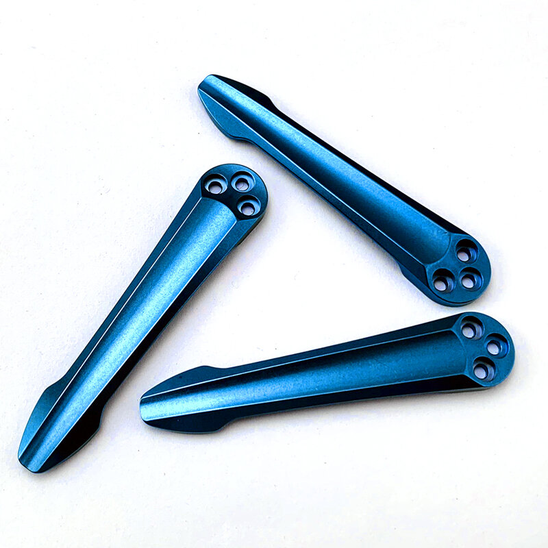CNC Custom Made Titanium Pocket Clip Made For Paramilitary 2 Knives 3 Holes Pocket Clips & Folding Knife Parts Make Accessories