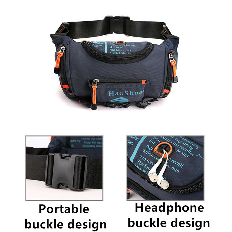 2024 New Multifunctional Outdoor Waist Bag Sports Shoulder Messenger Waterproof Chest Riding Mountaineering Waist Backpack