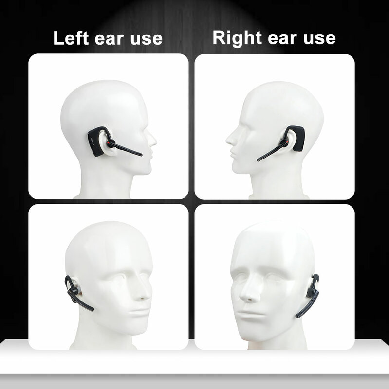 Wireless Bluetooth Kopfhörer Headset für Walkie Talkie Mit Wireless PTT Für Kenwood Für Baofeng UV 5R 888S Zwei-weg Radio