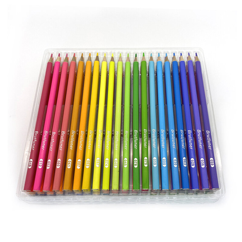 Brutfuner-lápiz de Color Pastel al óleo, boceto de Color brillante, no tóxico para dibujar, suministros de arte para estudiantes de escuela, 80 colores
